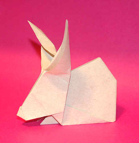 Origami de Coelho para a Páscoa